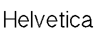 Helvetica Alphabet